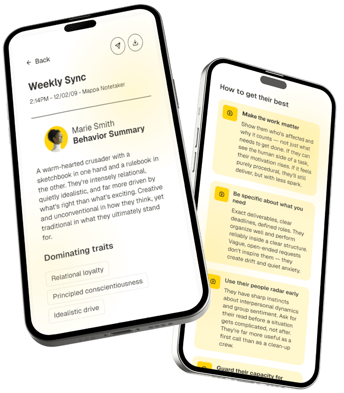 Phone mockup showcasing Conduit features